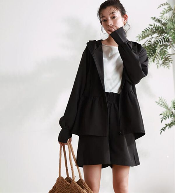 Pierrot（ピエロ）の「【速乾機能付】フレアショートパンツラッシュガード（その他パンツ）」｜詳細画像