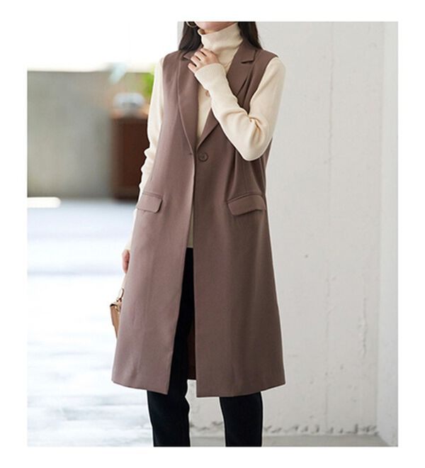 BELLUNA（ベルーナ）の「＜＆ｃｏｃｏｃｈｉ＞ハピネスコットン100％&times;吸湿発熱リブタートルニット（ニット・セーター）」｜詳細画像