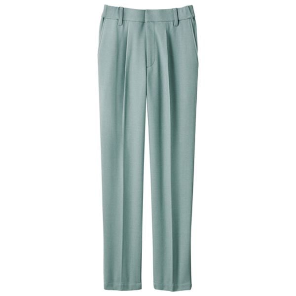 ルフラン（ルフラン）の「軽やか伸びる！スタイルアップパンツ（フルレングスパンツ）」｜グレイッシュブルー