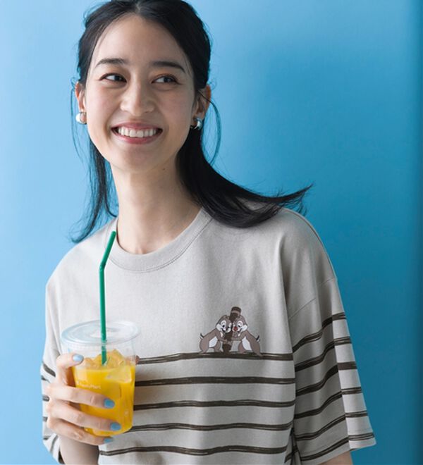 「＜Ｄｉｓｎｅｙ＞綿混素材ゆるっとＴシャツ（カットソー）」｜詳細画像