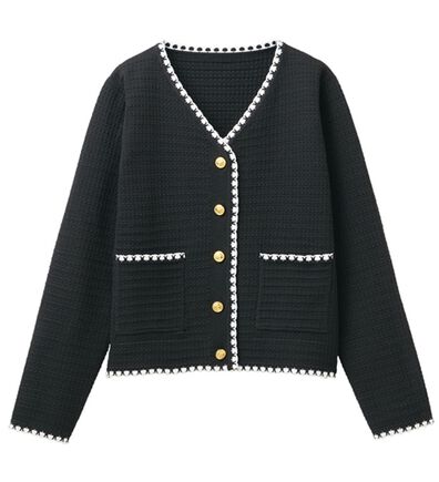 RANAN（ラナン）の「ツイード風配色ニットカーディガン（ニットカーディガン）」