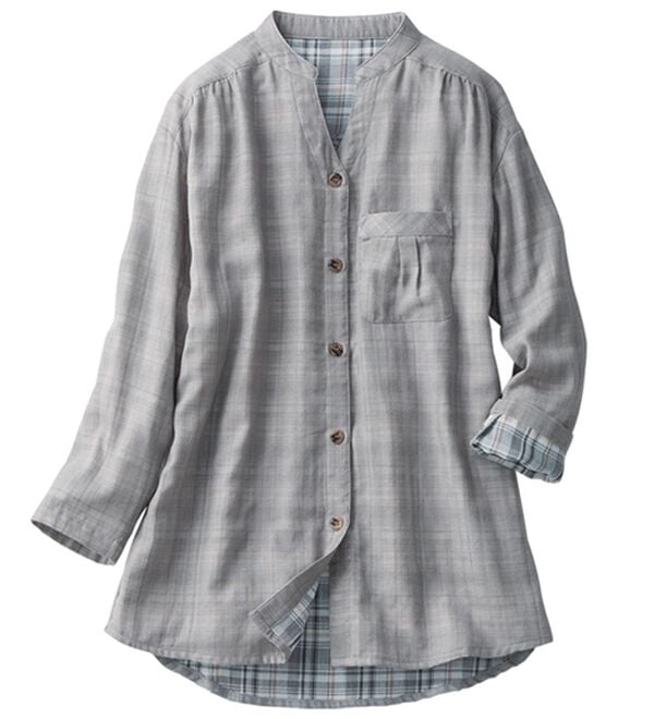 LAVIENNE（ラヴィエンヌ）の「【オーガニックコットン使用】綿１００％Ｗガーゼのルームパジャマ（パジャマ・ルームウェア）」｜詳細画像