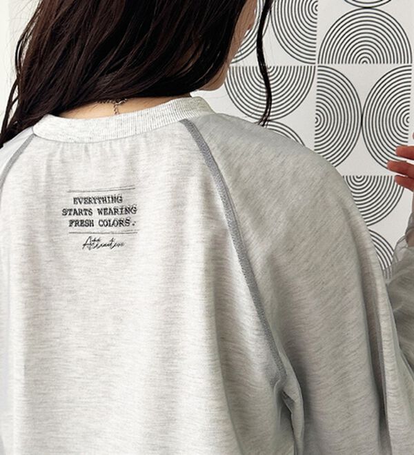 GeeRA（ジーラ）の「チュールレイヤードロンＴ（Tシャツ）」｜詳細画像