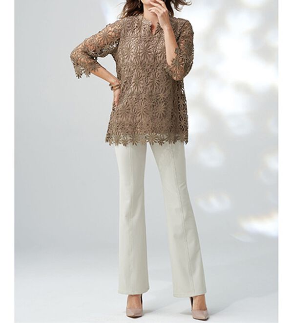 【美品】Chloé ダークブラウン レースチュニック 上品レースチュニック - ベルーナ【公式】