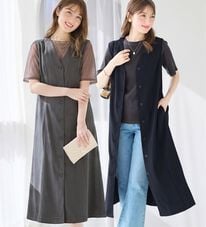 alotta（アロッタ）の「大人上品フレアジレワンピース（ジャンパースカート）」