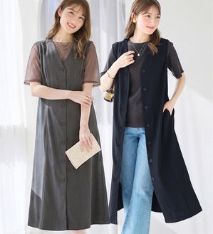 alotta（アロッタ）の「大人上品フレアジレワンピース（ジャンパースカート）」｜詳細画像