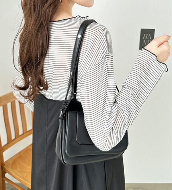 GeeRA（ジーラ）の「シアーボーダーカットソートップス（カットソー）」｜詳細画像