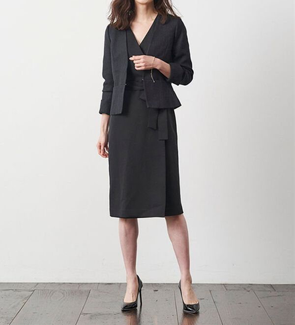 2点セット】華やかツイードワンピースセット - ベルーナ【公式】 