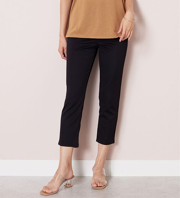 BELLUNA（ベルーナ）の「【接触冷感】ヒンヤリ速乾！かのこ素材レギンスパンツ（スパッツ・レギンス）」｜黒