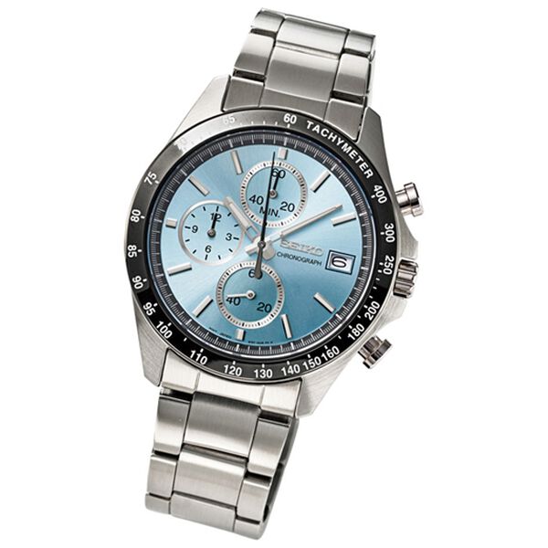 SEIKO クロノグラフ ソーラー腕時計 V172-0AP0