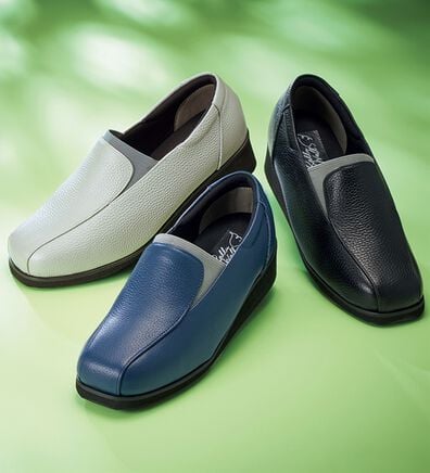 ルフラン（ルフラン）の「ラックウォーク　甲ゴム厚底スリッポン（スリッポン）」