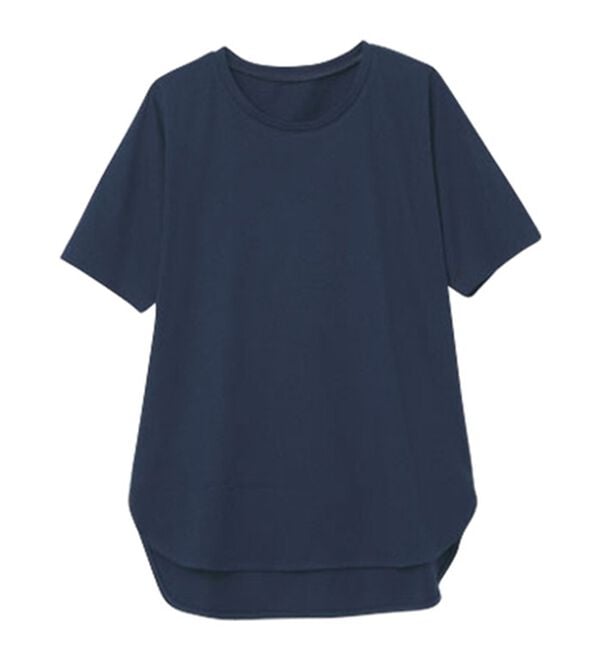 RANAN（ラナン）の「＜ＢＣ＞綿１００％ひんやりラウンドヘムプルオーバー（カットソー）」｜詳細画像