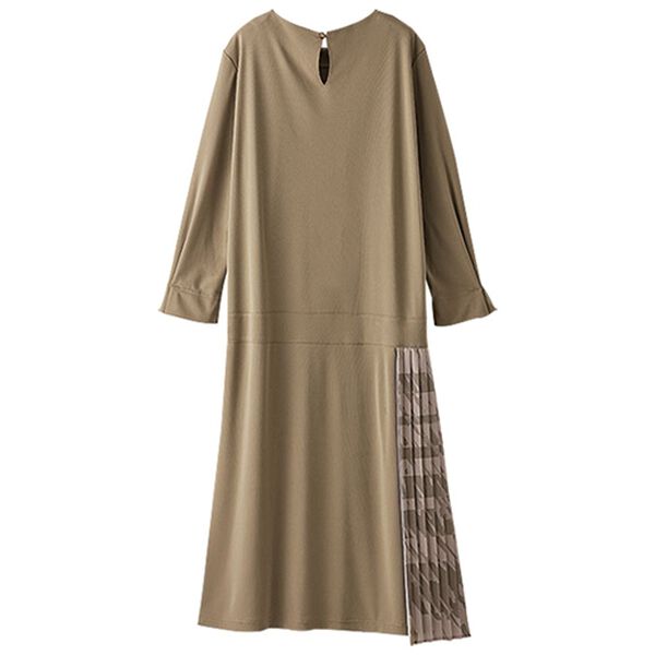 BELLUNA（ベルーナ）の「プリーツデザイン切替チュニックワンピース（チュニックワンピース）」｜詳細画像