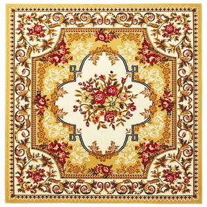 「２柄３色から選べる！お買得ウィルトン織カーペット（カーペット）」｜王朝ベージュ