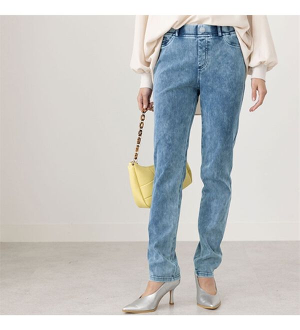 BELLUNA（ベルーナ）の「美ストレッチ素材レギンスパンツ（フルレングスパンツ）」｜詳細画像