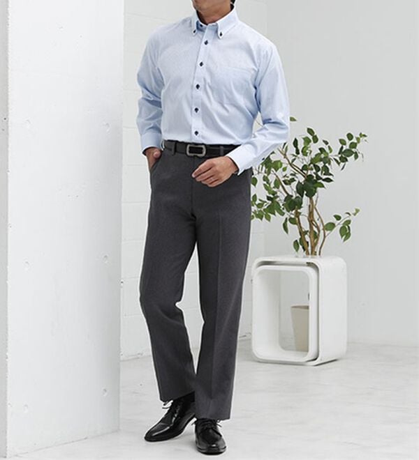 「【５枚セット】品質自慢！形態安定メンズワイシャツ（メンズワイシャツ）」｜詳細画像