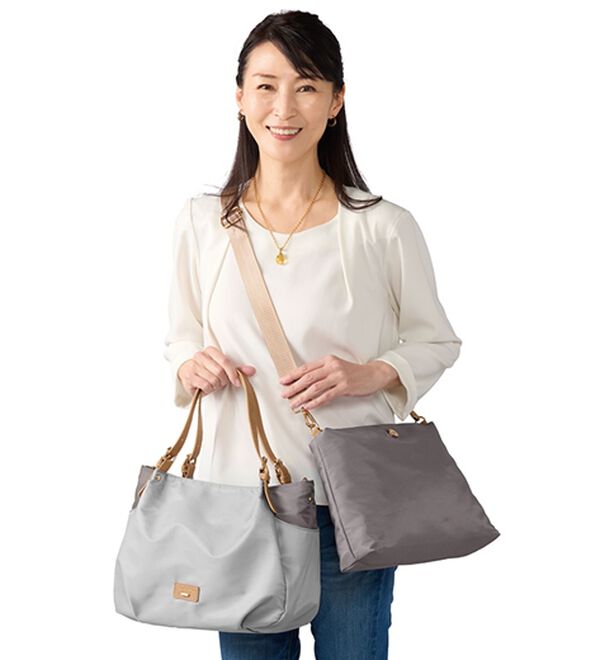 「軽量バイカラー親子バッグ（その他バッグ）」｜詳細画像