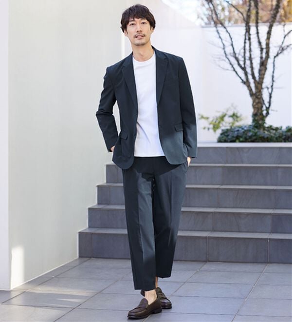 REMEN'S（リメンズ）の「【接触冷感】楽ちんセットアップ（ビジネススーツ）」｜詳細画像
