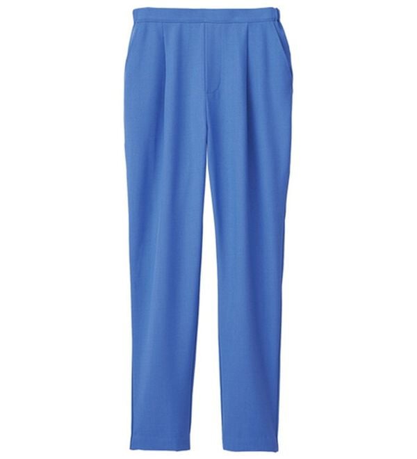 RANAN（ラナン）の「【ひんやり・ＵＶ】機能付麻調美脚タックテーパードパンツ（フルレングスパンツ）」｜詳細画像