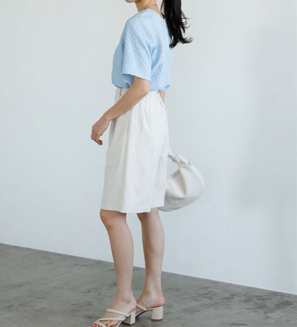 GeeRA（ジーラ）の「ふくれジャカードテクスチャーブラウス（ブラウス）」｜詳細画像