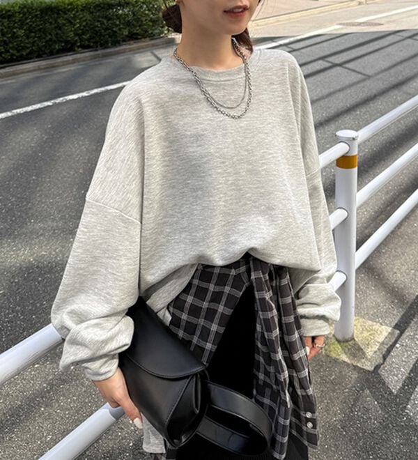 RANAN（ラナン）の「オーバーサイズスウェットＴ（カットソー）」｜詳細画像