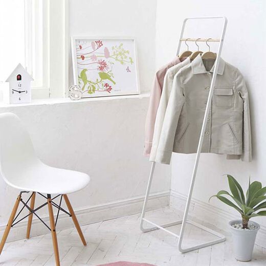 パイプハンガーラックシンプルデザイン 白 室内用 軽量 軽量 パイプハンガーラックシンプルデザイン 室内用 白