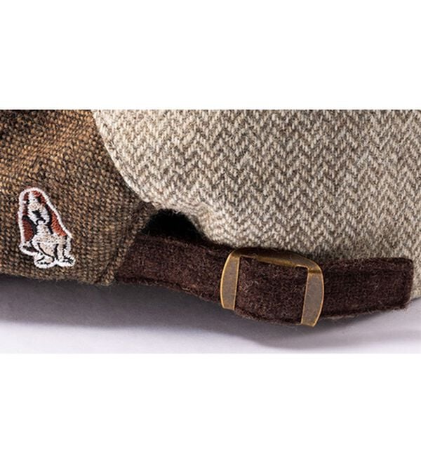 「＜ハッシュパピー＞紳士のツイード素材パッチワークハット（メンズ帽子）」｜詳細画像