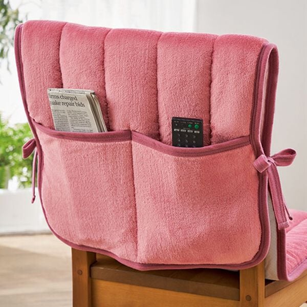 「ＮＥＷボリュームあったかチェアカバー２枚組（チェアカバー・チェアパッド）」｜詳細画像