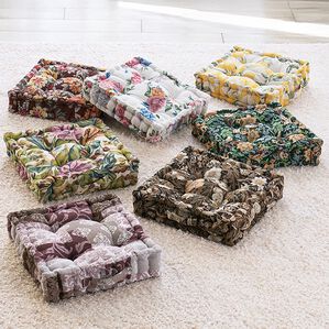 「高級ゴブラン織　厚みたっぷりクッキークッション（チェアカバー・チェアパッド）」｜詳細画像