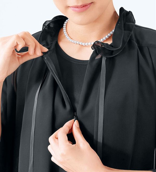 「洗えるサマーシフォンチュニック（チュニック）」｜詳細画像