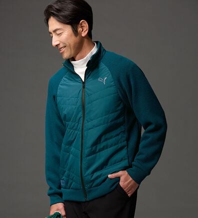 「＜ｐｕｍａ　ゴルフ＞ハイブリッドジャケット（メンズジャケット）」