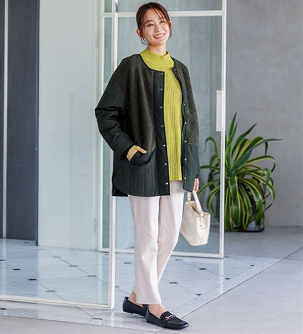 BELLUNA（ベルーナ）の「新触感！マシュマロみたいななめらかストレッチパンツ（フルレングスパンツ）」｜詳細画像