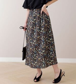 リーフ柄かわいいバルーンスカート♡ リーフ柄かわいいバルーンスカート♡