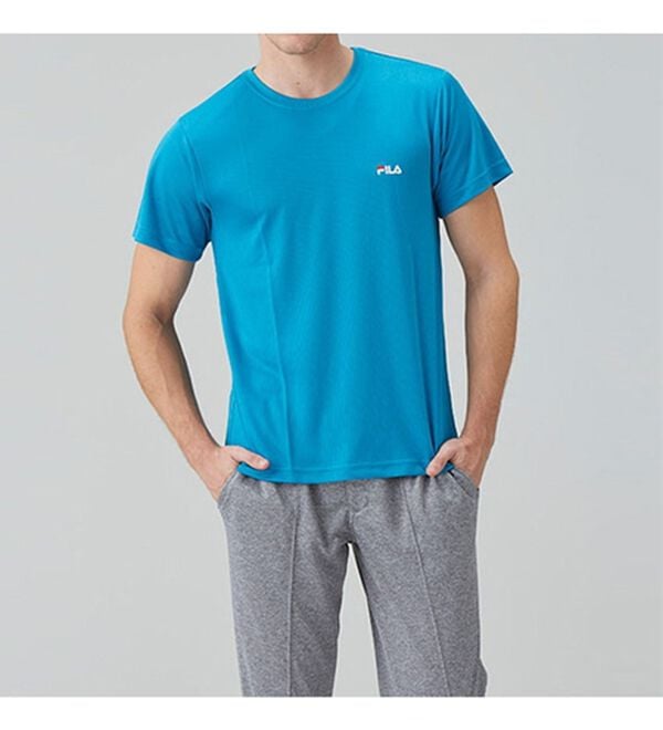 「＜フィラ＞ドライメッシュシャツ半袖・袖無し（メンズＴシャツ）」｜詳細画像