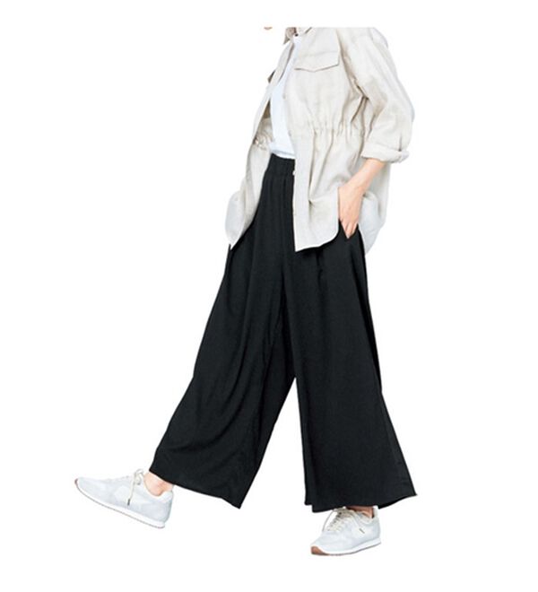 VINNO（ヴィノ）の「ストレッチ素材・楊柳ラクかるパンツ（その他パンツ）」｜詳細画像