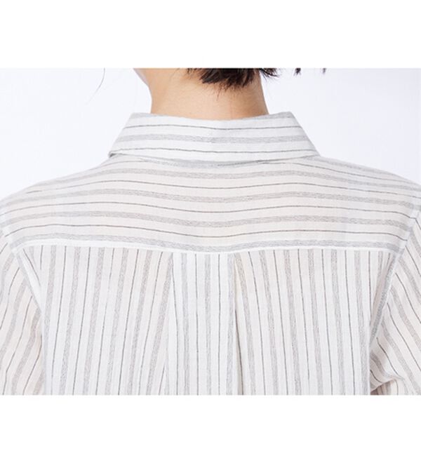 BELLUNA（ベルーナ）の「スキッパー衿ぽこぽこ素材ブラウス（ブラウス）」｜詳細画像