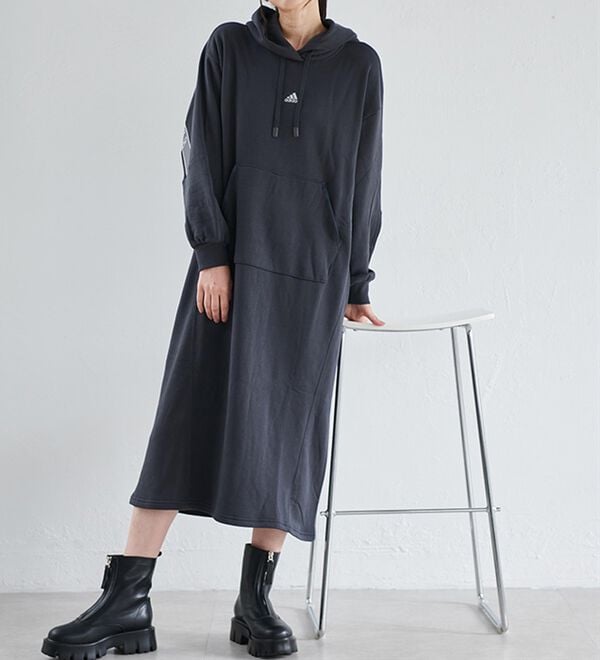 RANAN（ラナン）の「＜ａｄｉｄａｓ＞スウェットワンピース（その他ワンピース）」｜詳細画像
