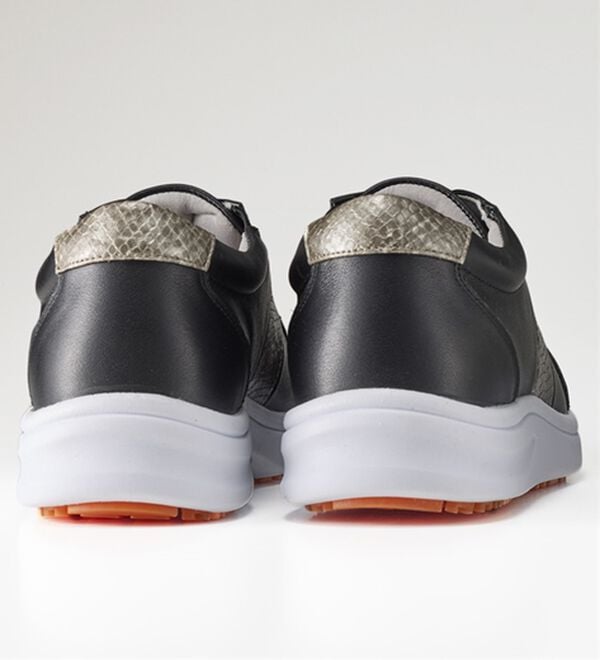 ルフラン（ルフラン）の「＜ラシーナリュクス＞ビジュー付パイソン切替レザースニーカー（スニーカー）」｜詳細画像