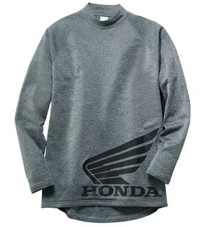 「＜ＨＯＮＤＡ＞ビッグロゴ防風インナー（メンズ肌着・インナーウェア）」｜グレー