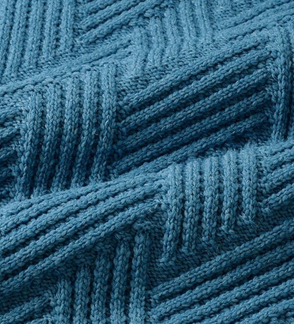 「＜コムルヴァン・オム＞トレーナー感覚で着られるハーフジップセーター（メンズニット・セーター）」｜詳細画像