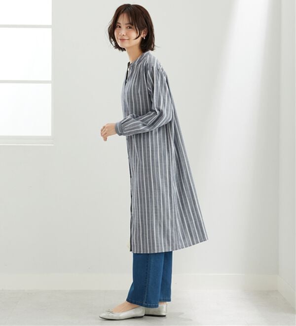 BELLUNA（ベルーナ）の「綿100％ダブルガーゼ素材ワンピース（その他ワンピース）」｜詳細画像