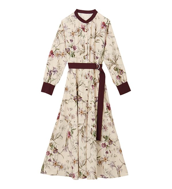 RANAN（ラナン）の「レトロフラワーシャツワンピース（プリントワンピース）」｜詳細画像