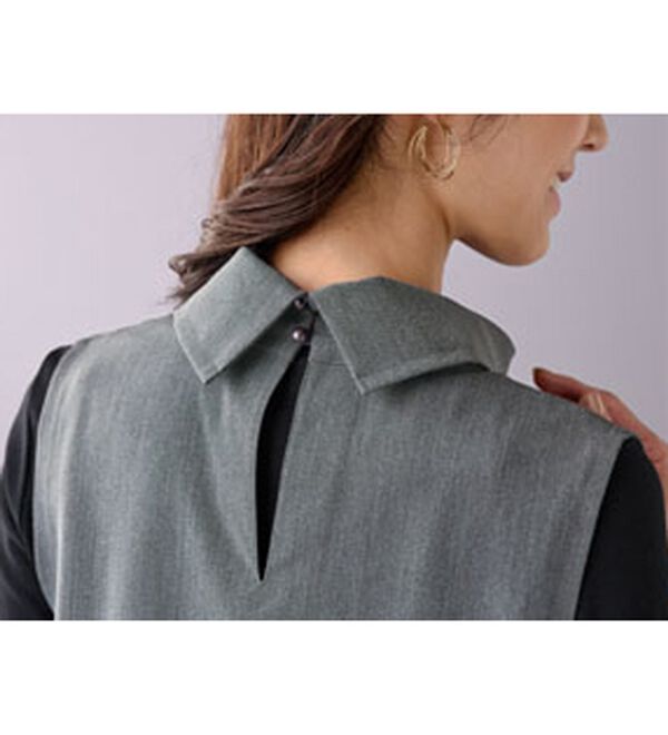 BELLUNA（ベルーナ）の「気分が上がる♪ハイネックデザインワンピース（その他ワンピース）」｜詳細画像