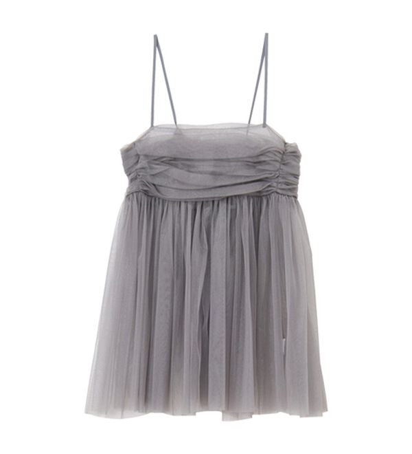 GeeRA（ジーラ）の「ラメチュールギャザーキャミチュニック（チュニック）」｜詳細画像