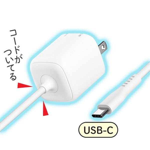 「コード一体型ＵＳＢ充電器（テレビ・オーディオ・カメラ機器）」｜詳細画像
