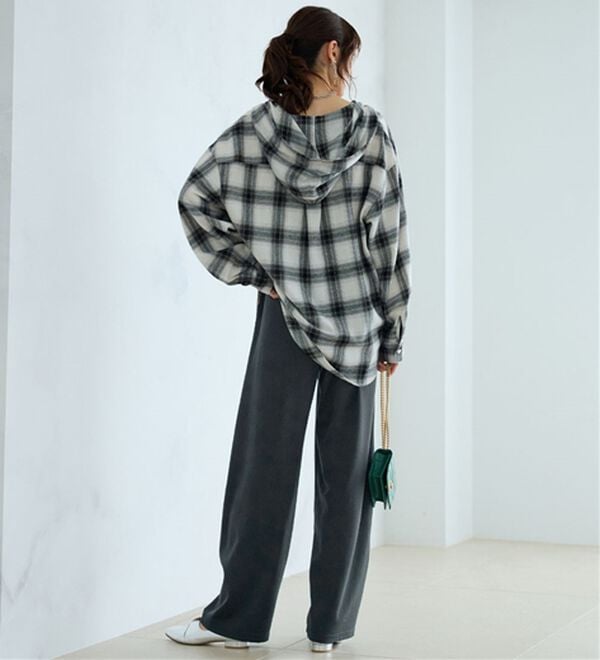 BELLUNA（ベルーナ）の「シュッと体型カバー　ジャストフィットバレルパンツ（フルレングスパンツ）」｜詳細画像