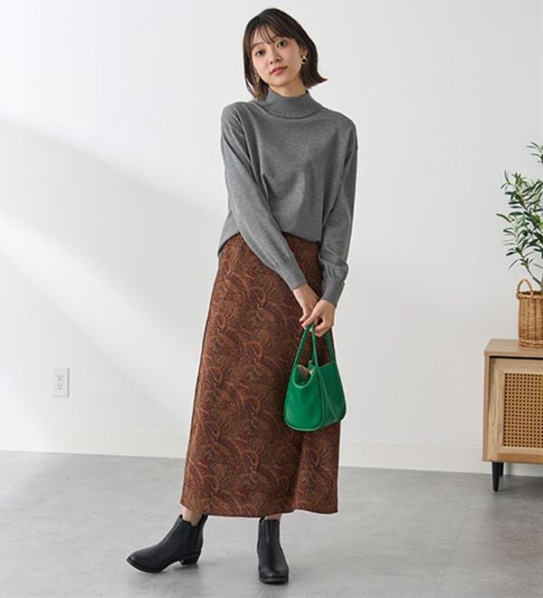 BELLUNA（ベルーナ）の「＜極み編＞肌心地ふんわりハイネックニット（ニット・セーター）」｜詳細画像