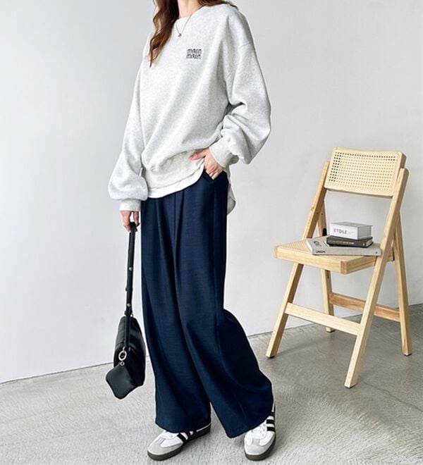 GeeRA（ジーラ）の「【体型カバー】上品なのにラクちんワイドパンツ（フルレングスパンツ）」｜詳細画像