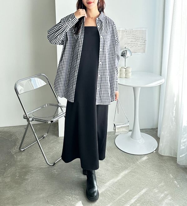 GeeRA（ジーラ）の「アソート柄オーバーサイズシャツ（シャツ）」｜詳細画像