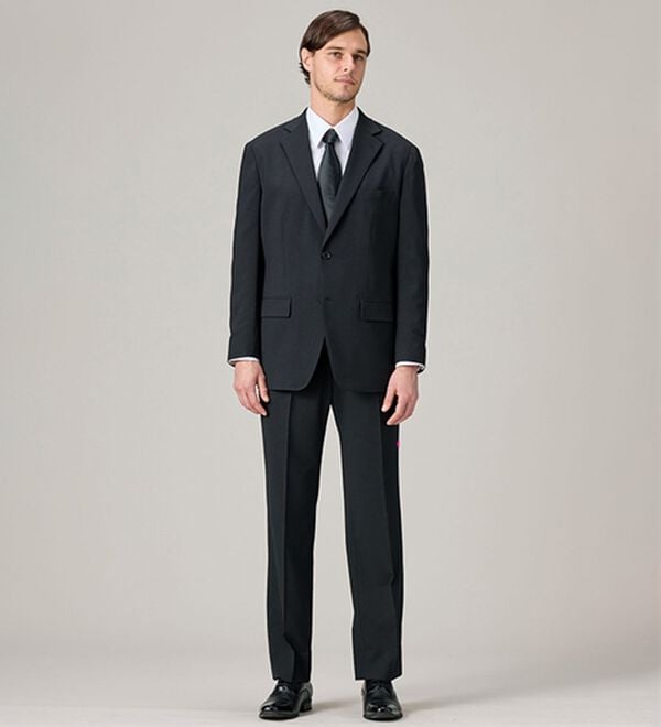 「【２点セット】＜コムルヴァン・オム＞風そよぐサマーフォーマルスーツ（ビジネススーツ）」｜詳細画像